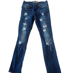 Remix by Rock revival distressed denim jeans size 27 inseam 28
